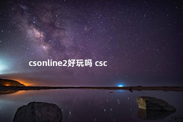 csonline2好玩吗 csc